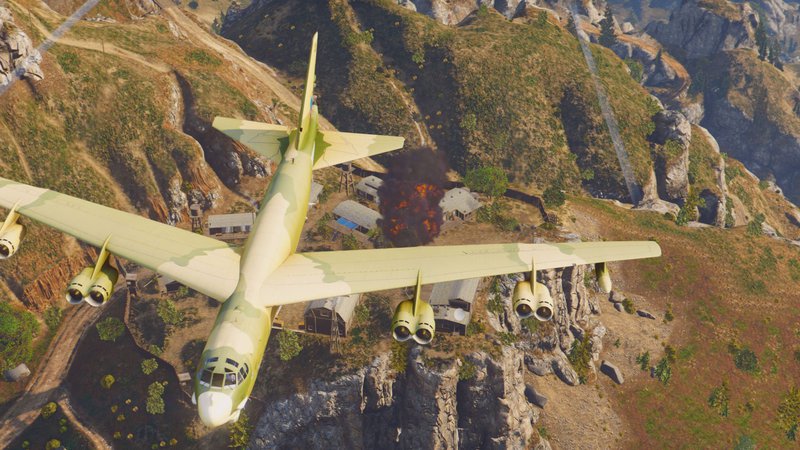 GTA 5 B-52H Stratofortress Heavy Bomber [Add-On] Mod - GTAinside.com